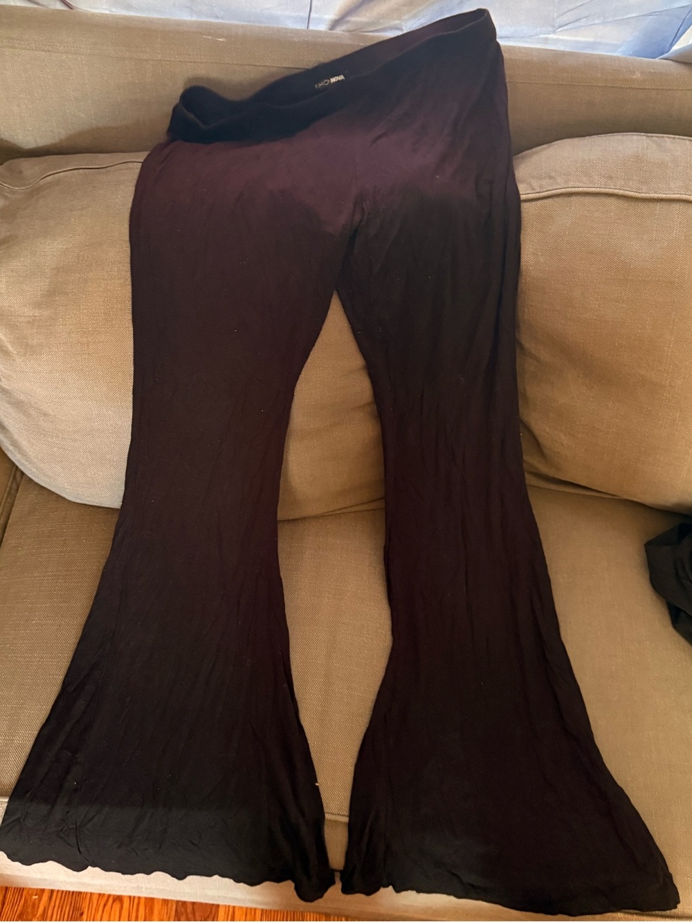 Fashion Nova Black Wide-Leg Pants